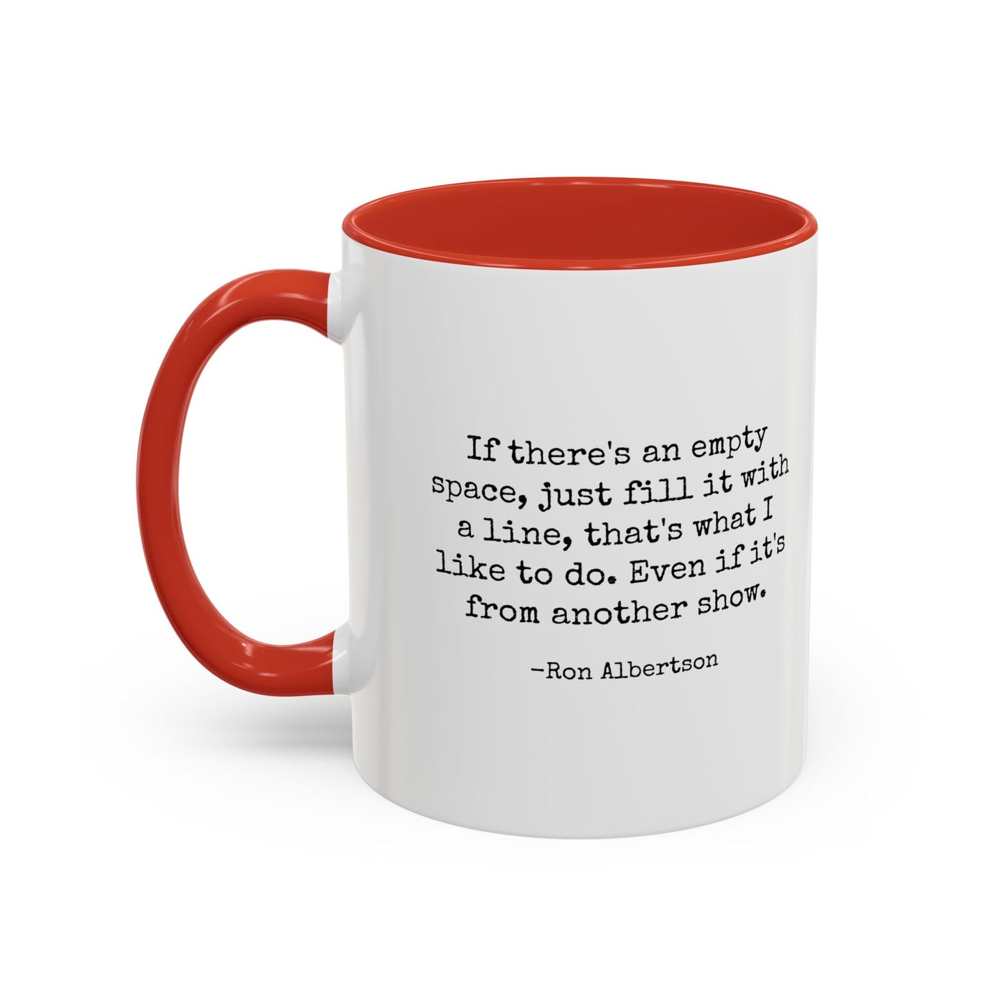 Ron and Sheila - Double sided - Waiting for Guffman Accent Coffee Mug, 11oz