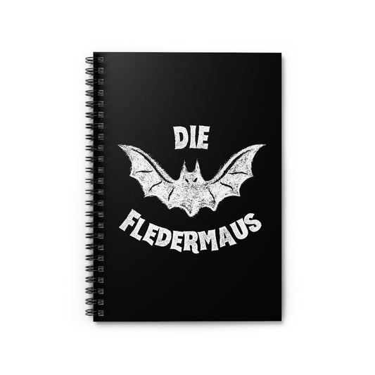 Die Fledermaus Spiral Notebook