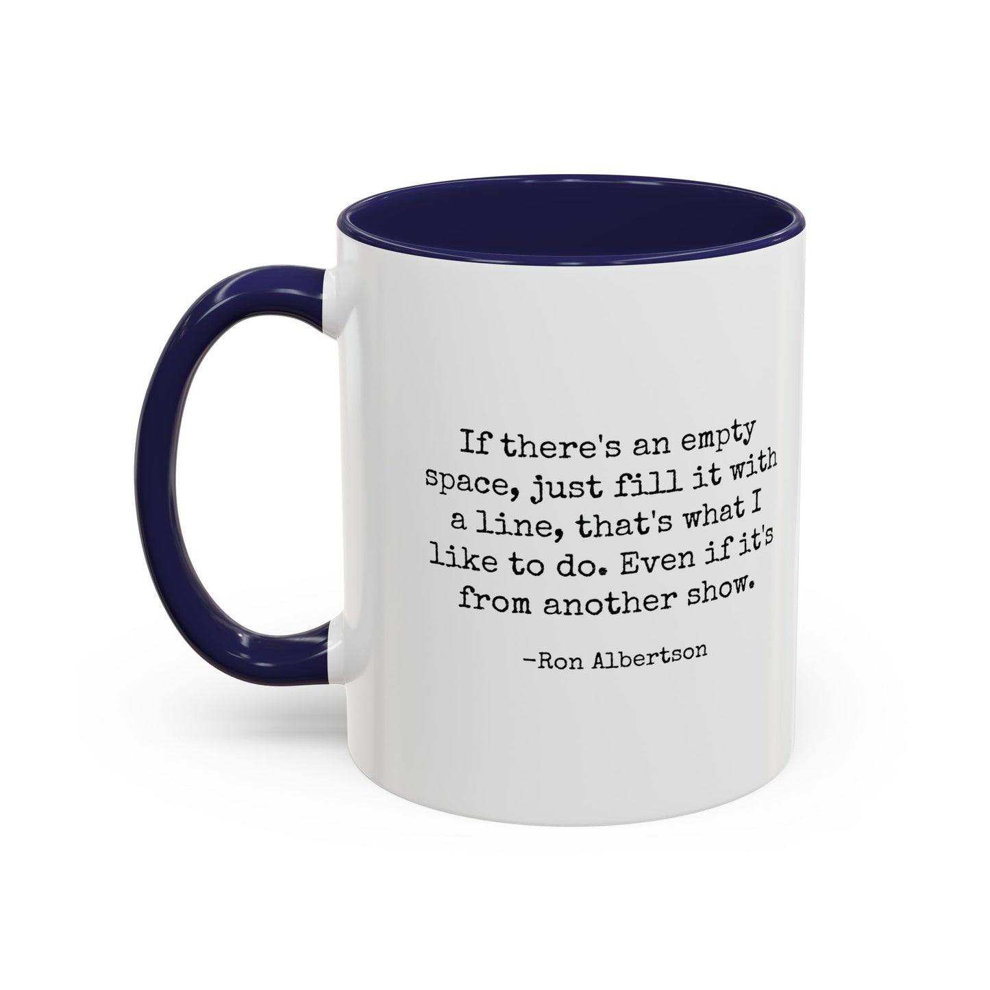 Ron and Sheila - Double sided - Waiting for Guffman Accent Coffee Mug, 11oz